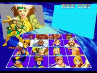 une photo d'Ã©cran de X-Men VS Street Fighter sur Sony Playstation
